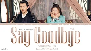 Say Goodbye (相别) - Wei Yi Ning (魏一宁)《Miss The Dragon OST》《遇龙》Lyrics