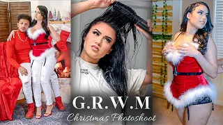 VLOG | GRWM FOR A CHRISTMAS PHOTOSHOOT