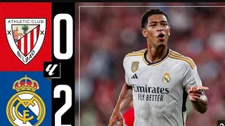 Athletic Bilbao vs Real Madrid 0-2/ all Goals HD 12/08/2023