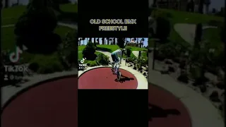 Old school BMX 80 s clip. Freestyle.