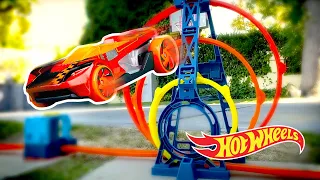 HOT WHEELS AIR LAUNCH CHALLENGE! | Labs Unlimited | @HotWheels