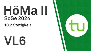 VL 6: Nullstellensatz und Zwischenwertsatz - TU Dortmund, Höhere Mathematik II (BCI/BW/MLW)