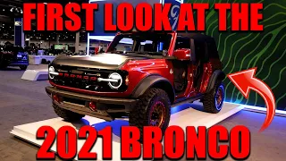 FIRST LOOK AT THE 2021 BRONCO!!! I GOT TO SEE IT IN PERSON AND ITS EPIC!!!