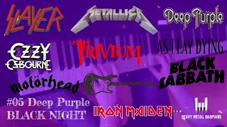 10 🎸 RIFFS ON 🎹 Pt. I || w/ Metallica, Deep Purple, Iron Maiden, Trivium, Slayer...