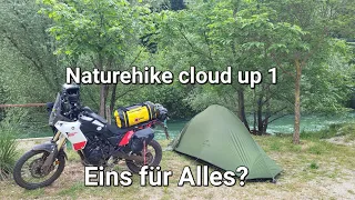 Naturehike cloud up 1|1 Personen Zelt für's Motorradabenteuer|Best Budget UL Tent?  #motorradcamping