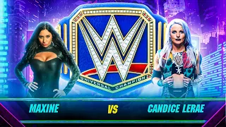 WWE 2K22 - Universe - Royal Rumble - Smackdown Universal Championship - Maxine Vs Candice Lerae