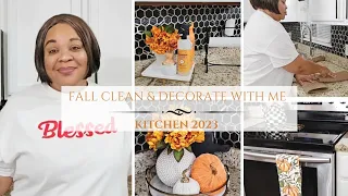 Fall Clean & Decorate with Me | Fall Kitchen 2023