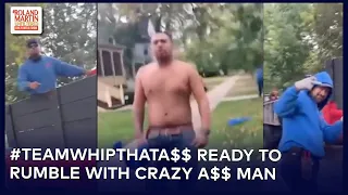 I'm Not The One Bro: Crazy A$$ Man Almost Receives A Can Of Whup A$$ After Running Up On Landscapers