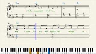 Olivia Rodrigo — Traitor (Piano Sheet Music)