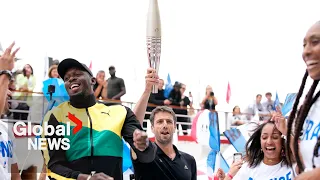 Paris 2024 Olympic Torch unveiled as France marks 1 year until opening ceremonies