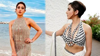 Sara Ali Khan Nails In Old School Saree Drape With Modern Twist At Cannes 2023