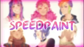 |SPEEDPAINT| - HUMANIZED mlp