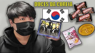 PROVANDO DOCES DA COREIA!