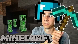 I FOUND A HIDDEN CAVE IN MINECRAFT! | Funny Minecraft Gameplay