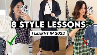 8 USEFUL STYLE LESSONS To Know For 2023! Style Tips I Learnt Last Year
