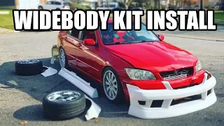 IS300 Drift Project Part 8: Widebody Install