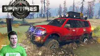 Mitsubishi Pajero для Spintires. Суровое трофи.