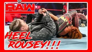 Ronda Rousey unleashes on Becky Lynch | RAW | REACTION