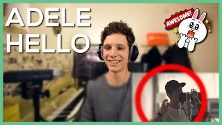 Adele - Hello + 2 FANCAM videos (Cover by Taka from ONE OK ROCK) • Reaction Video • FANNIX