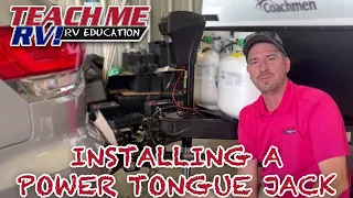 How To Install Power Tongue Jack | Teach Me RV!