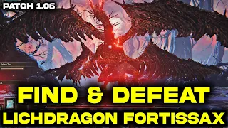 Elden Ring: Find & Defeat Lichdragon Fortissax Big BOSS | Secret Boss Location Patch 1.06