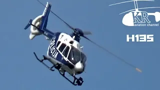 Police helicopter H135 demo flight at CIAV 2018