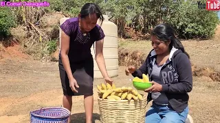 Hoy fuimos a intercambiar mango en un pueblito vecino y esto es lo que conseguimos 😃😃