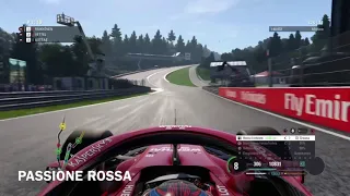 F1 2018 GAMEPLAY - BELGIO - SPA- PS4 - FERRARI - KIMI RÄIKKÖNEN - DIFFICOLTÀ DEFINITIVA - TM T300