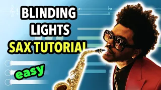 Blinding Lights Sax Tutorial | Saxplained