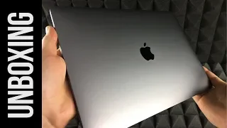New 13-inch MacBook Air with Touch ID - Space Gray - Unboxing | 8th-generation