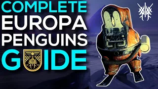 ALL 9 PENGUIN LOCATIONS on Europa - Reuniting the Eventide Rookery Triumph - Beyond Light Destiny 2