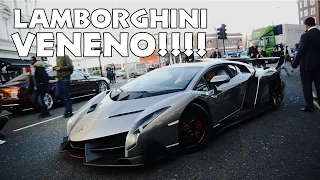 INSANE $5MILLION LAMBORGHINI VENENO CAUSES CHAOS IN LONDON!!!