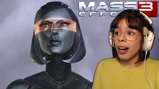 That's EDI??? | MASS EFFECT 3 Blind Reaction Playthrough | Part 2