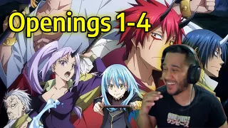 That time I got Reincarnated as a Slime Openings 1-4 Reaction!