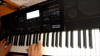 Ласковый Май - Тающий Снег на синтезаторе Casio CTK - 7200.