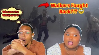 The walkers can talk? |THE WALKING DEAD 9x8 "EVOLUTION" COUPLE REACTION | WHO ARE THE WHISPERERS?!