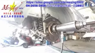 How to replace a rear wheel drive axle bearing Mercedes C180K W203 1.8L 2000~2006 M271.946 722.695