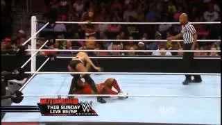 WWE Raw 2014 07 14 Nikki Bella vs Alicia Fox & Cameron