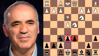 Kasparov defeats the English Attack in 26 moves