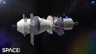 China launches and lands crew on the moon in new animation