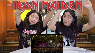 Two Girls React To Iron Maiden - Fear Of The Dark (En Vivo!) 4K