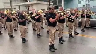 Aviação Embarcada. Banda dos Veteranos da Força Pública de SP