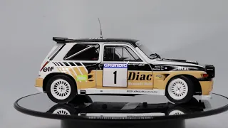 Renault 5 Maxi Rallye Du Var 1986 1:18 Scale Model Diecast Collectable Car by Solido Toys 360 Video