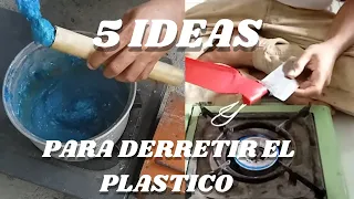 Como derretir el plastico en casa/5 ideas para derretir el plastico sin quemar