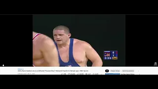 USA's Rulon Gardner stuns undefeated Russian Bear Aleksandr Karelin in Olympic Rocky Theme song
