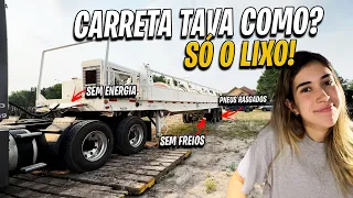 CARRETA CAINDO AOS PEDAÇOS NO TEXAS