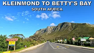 DRIVING from KLEINMOND to BETTY'S BAY in SOUTH AFRICA 4K (60fps)