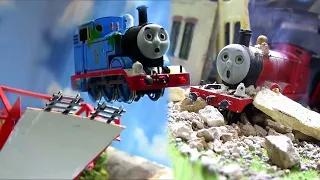 Vicarstown Bridge JUMP, James' Shed Crash, Magic Railroad Chase & More! Thomas & Friends REMAKES