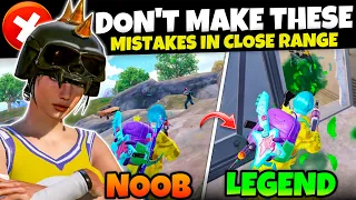 NEVER MAKE THESE MISTAKES IN CLOSE RANGE FIGHTS IN BGMI/PUBGM❌ (Tips/Tricks) Mew2.