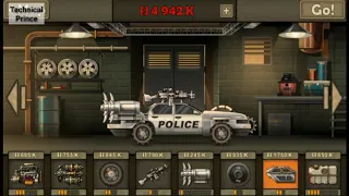 Earn to die 2 - 4th Car (Police Car) Fully Upgraded